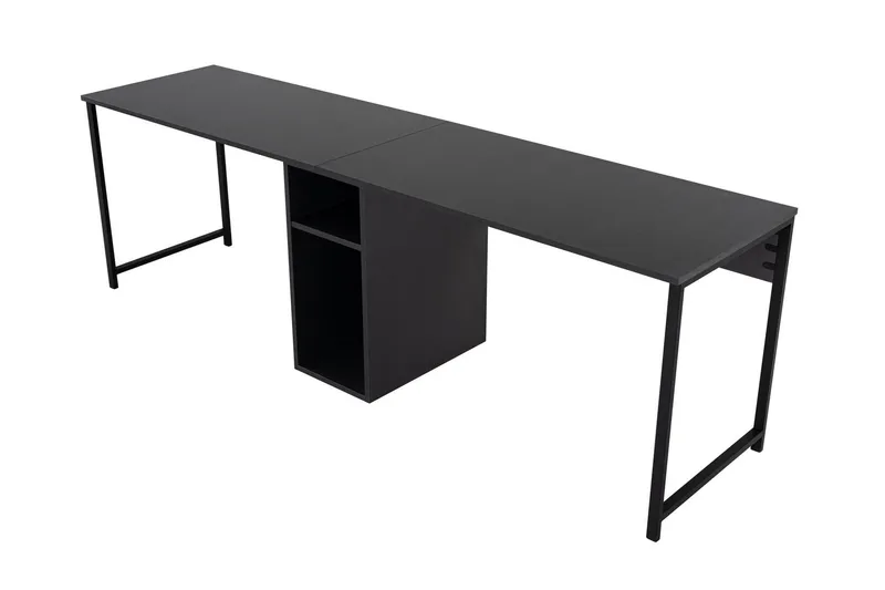 Hu Skrivbord 60x240 cm - Antracit/Svart - Möbler - Hemmakontor - Skrivbord