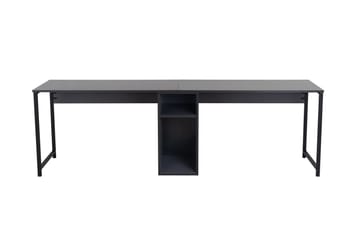 Hu Skrivbord 60x240 cm Antracit/Svart