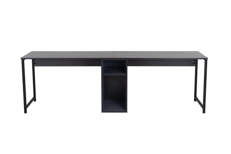 Hu Skrivbord 60x240 cm Antracit/Svart - Möbler - Hemmakontor - Skrivbord