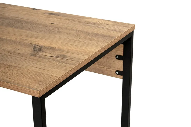 Hu Skrivbord 60x240 cm - Brun/Svart - Möbler - Hemmakontor - Skrivbord