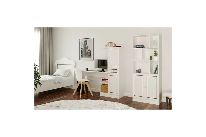 Isvorn Möbelset För Kontor - Matt Vit - Möbler - Hemmakontor - Möbelset för kontor