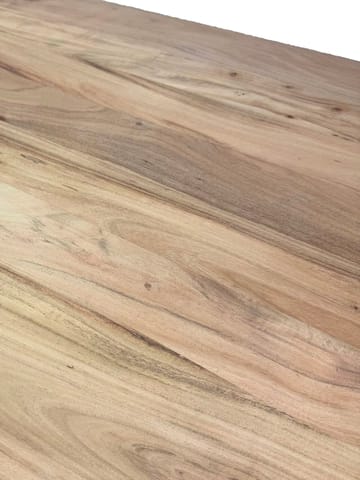 Ivoena Skrivbord 180 cm - Naturfärgad akacia/svart - Möbler - Hemmakontor - Skrivbord