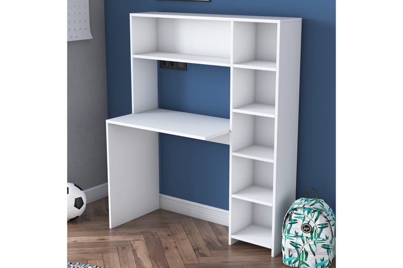 KHIRTOL Skrivbord 113 cm Vit -   - Bord - Skrivbord