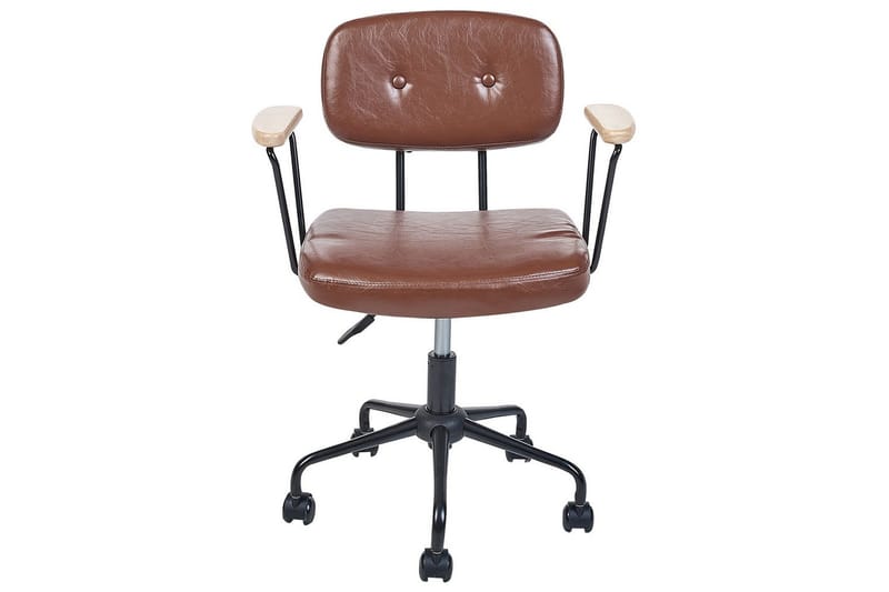 Kontorsstol Algerita Brun - Brun - Möbler - Hemmakontor - Kontorsstol