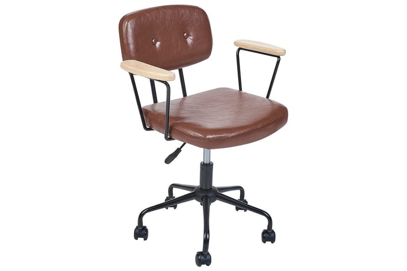 Kontorsstol Algerita Brun - Brun - Möbler - Hemmakontor - Kontorsstol