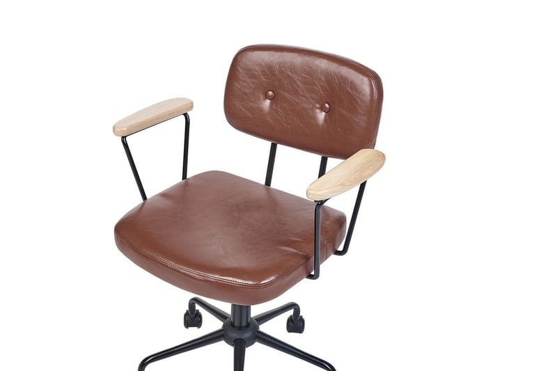 Kontorsstol Algerita Brun - Brun - Möbler - Hemmakontor - Kontorsstol
