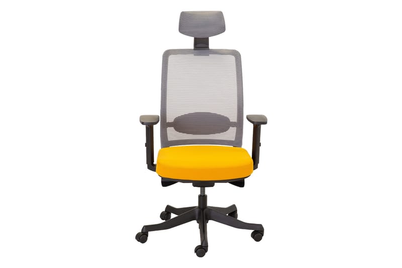 Anggun Kontorsstol - Gul/Grå - Möbler - Hemmakontor - Kontorsstol