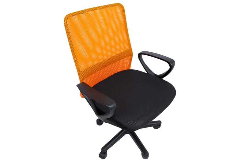 BELINDA Kontorstol Svart/Orange - Möbler - Hemmakontor - Kontorsstol