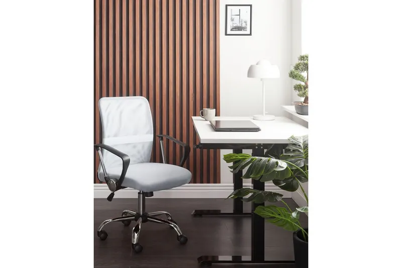 Kontorsstol Best Vit/Silver/Svart/Grå - Vit/Silver/Svart/Grå - Möbler - Hemmakontor - Kontorsstol