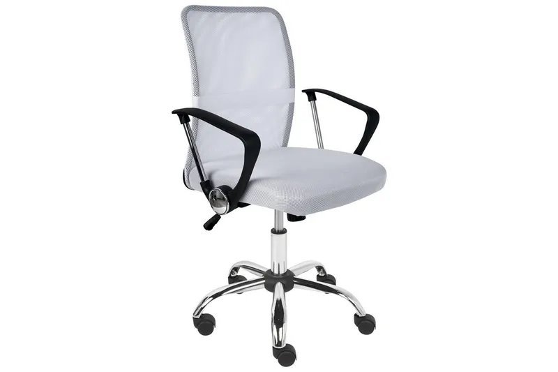 Kontorsstol Best Vit/Silver/Svart/Grå - Vit/Silver/Svart/Grå - Möbler - Hemmakontor - Kontorsstol