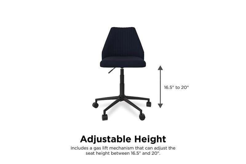 Brittany Kontorsstol Marinblå - Novogratz - Möbler - Hemmakontor - Kontorsstol