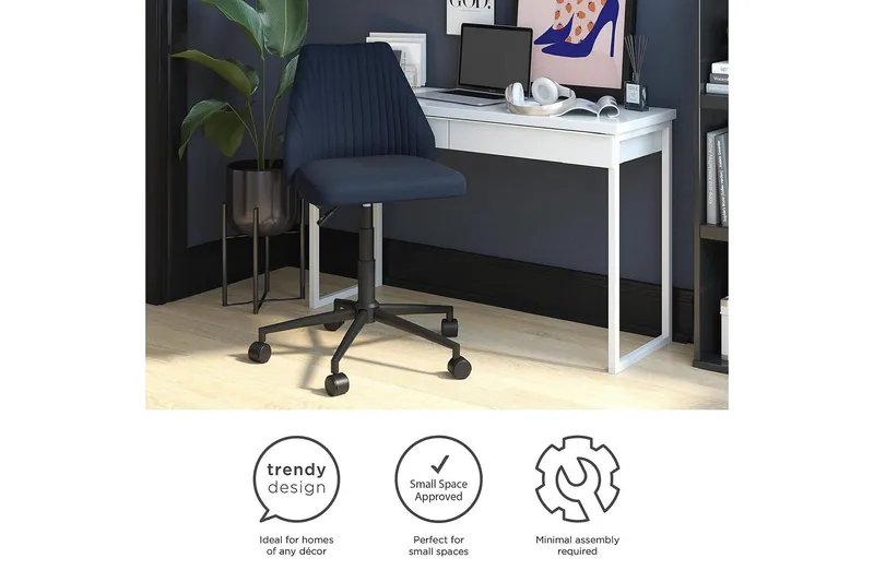Brittany Kontorsstol Marinblå - Novogratz - Möbler - Hemmakontor - Kontorsstol