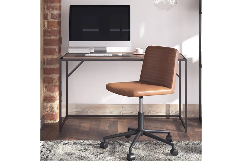Corey Kontorsstol Höj och sänkbar Brun - Queer Eye - Möbler - Hemmakontor - Kontorsstol