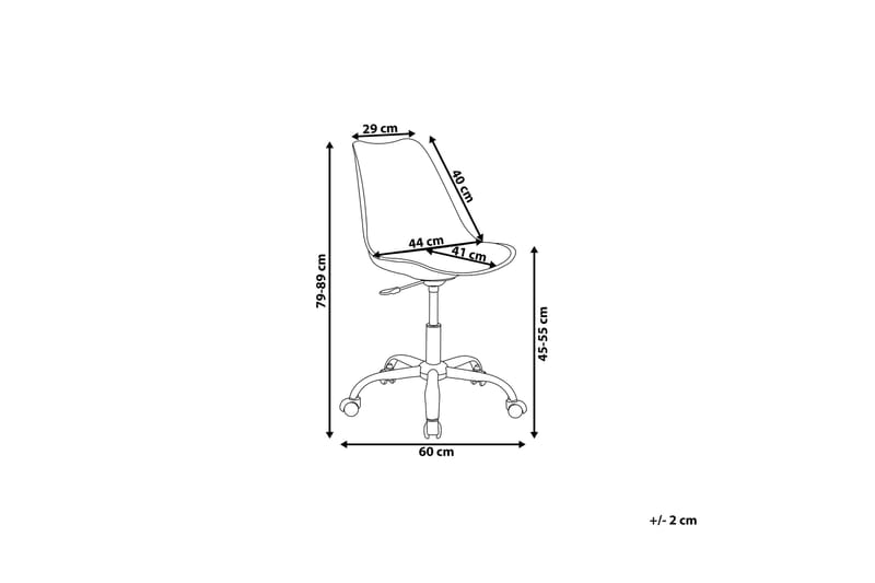 Dakota Ii Kontorsstol - Vit - Möbler - Hemmakontor - Kontorsstol