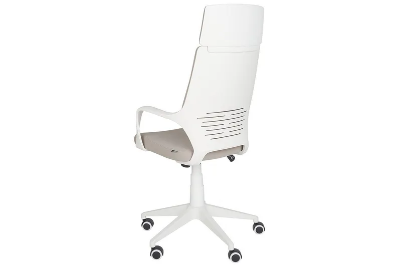 Kontorsstol Delight Taupe/vit - Taupe/vit - Möbler - Hemmakontor - Kontorsstol