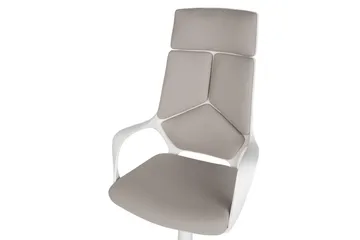 Kontorsstol Delight Taupe/vit - Taupe/vit - Möbler - Hemmakontor - Kontorsstol