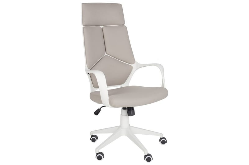 Kontorsstol Delight Taupe/vit - Taupe/vit - Möbler - Hemmakontor - Kontorsstol