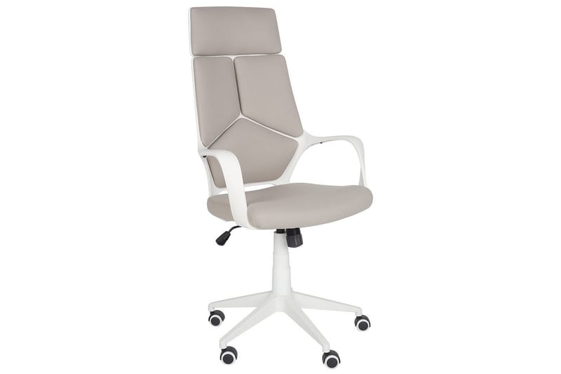 Kontorsstol Delight Taupe/vit - Taupe/vit - Möbler - Hemmakontor - Kontorsstol