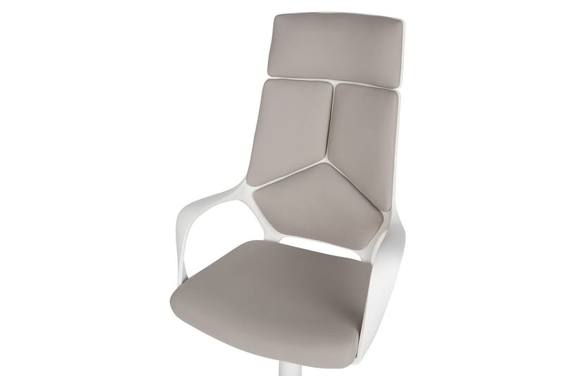 Kontorsstol Delight Taupe/vit - Taupe/vit - Möbler - Hemmakontor - Kontorsstol