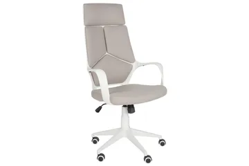 Kontorsstol Delight Taupe/vit - Taupe/vit - Möbler - Hemmakontor - Kontorsstol