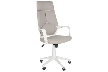 Kontorsstol Delight Taupe/vit - Taupe/vit - Möbler - Hemmakontor - Kontorsstol