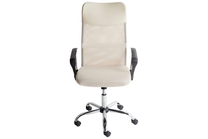 Kontorsstol Design Beige/Svart/Silver - Beige/Svart/Silver - Möbler - Hemmakontor - Kontorsstol