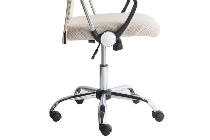 Kontorsstol Design Beige/Svart/Silver - Beige/Svart/Silver - Möbler - Hemmakontor - Kontorsstol
