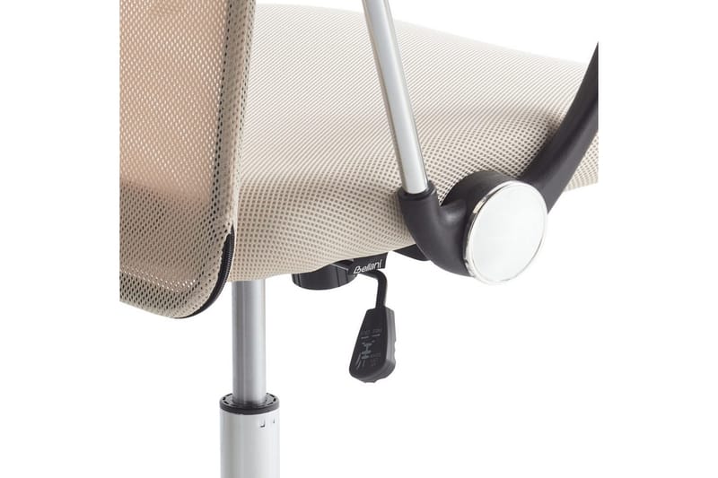 Kontorsstol Design Beige/Svart/Silver - Beige/Svart/Silver - Möbler - Hemmakontor - Kontorsstol