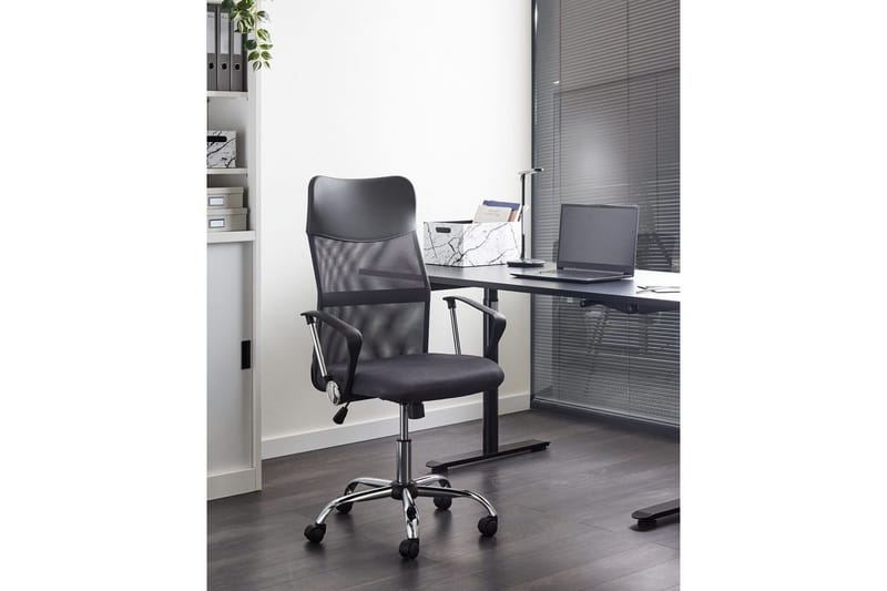 Kontorsstol Design Grå/svart/silver - Grå/svart/silver - Möbler - Hemmakontor - Kontorsstol