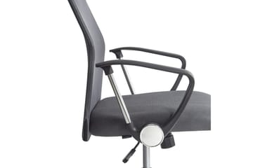 Kontorsstol Design Grå/svart/silver - Grå/svart/silver - Möbler - Hemmakontor - Kontorsstol