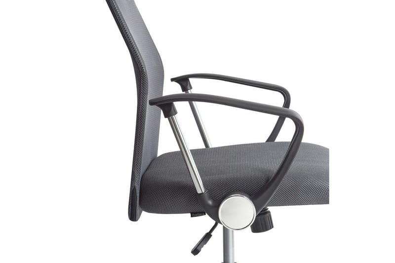 Kontorsstol Design Grå/svart/silver - Grå/svart/silver - Möbler - Hemmakontor - Kontorsstol