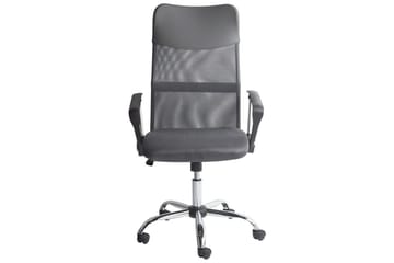 Kontorsstol Design Grå/svart/silver - Grå/svart/silver - Möbler - Hemmakontor - Kontorsstol