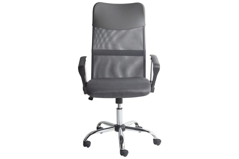 Kontorsstol Design Grå/svart/silver - Grå/svart/silver - Möbler - Hemmakontor - Kontorsstol