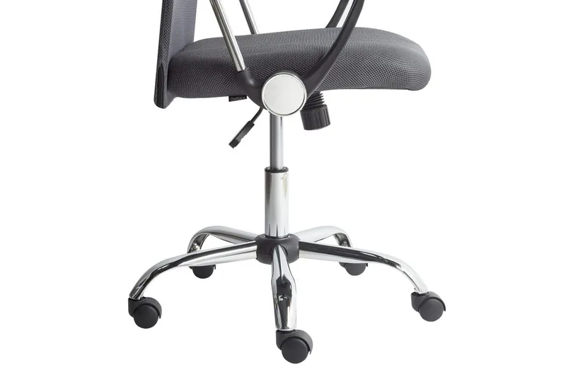 Kontorsstol Design Grå/svart/silver - Grå/svart/silver - Möbler - Hemmakontor - Kontorsstol