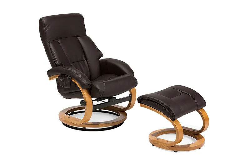 Force Recliner med fotpall - Möbler - Vardagsrum - Fåtöljer - Skinnfåtölj