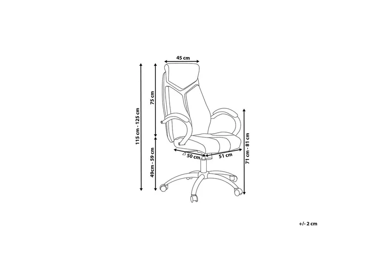 Formula 1 Kontorsstol - Brun - Möbler - Hemmakontor - Kontorsstol