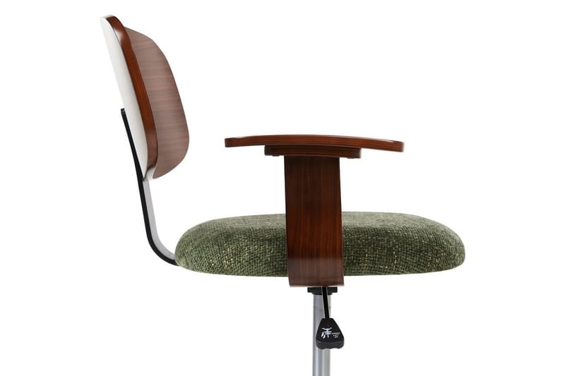 Kontorsstol Gunnison - Grönt, mörkt trä - Möbler - Hemmakontor - Kontorsstol