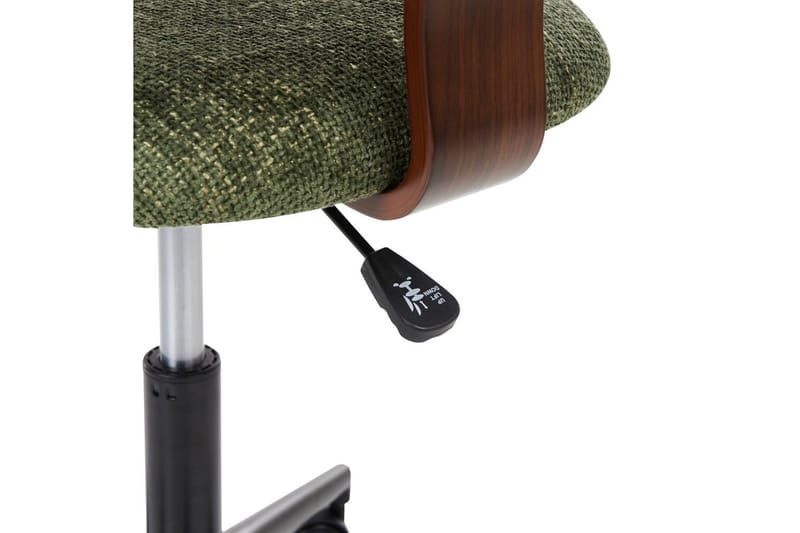 Kontorsstol Gunnison - Grönt, mörkt trä - Möbler - Hemmakontor - Kontorsstol