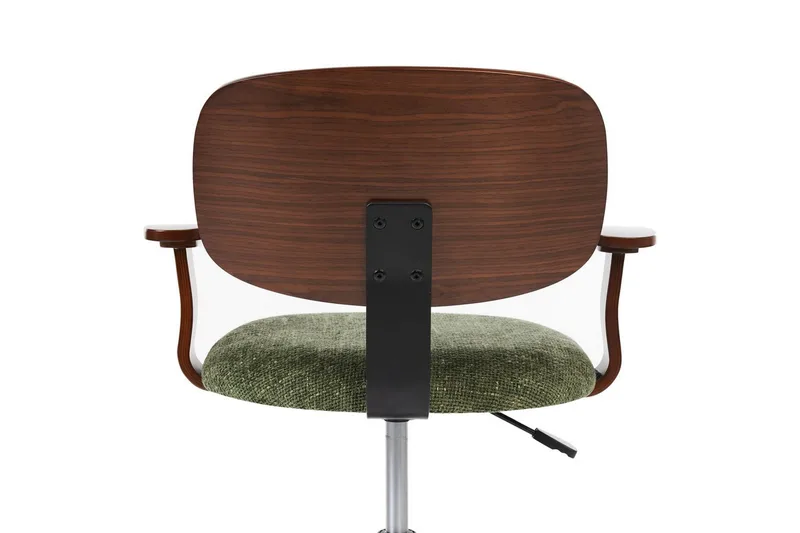 Kontorsstol Gunnison - Grönt, mörkt trä - Möbler - Hemmakontor - Kontorsstol