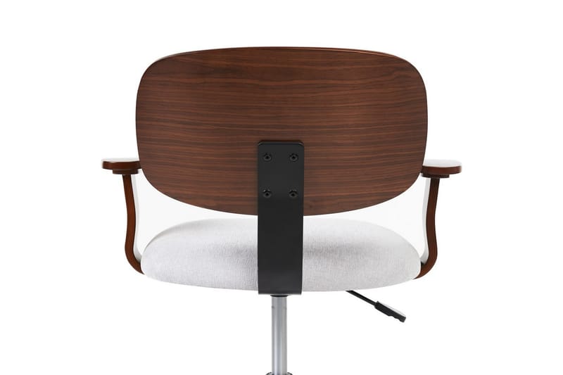 Kontorsstol Gunnison - Mörkt trä, grått - Möbler - Hemmakontor - Kontorsstol