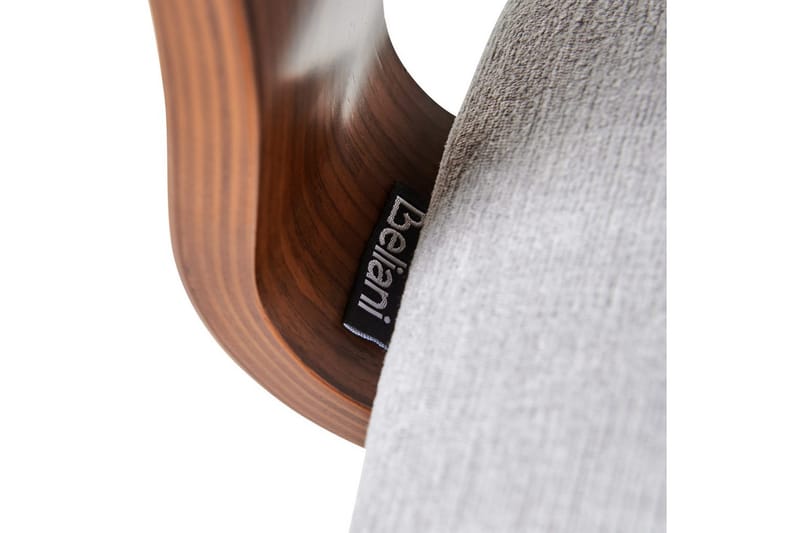 Kontorsstol Gunnison - Mörkt trä, grått - Möbler - Hemmakontor - Kontorsstol