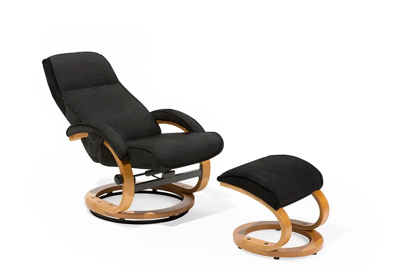 Hero Recliner med fotpall - Svart - Kök & hushåll - Personvård & hälsa - Massage & välbefinnande - Massagestolar & massagefåtöljer