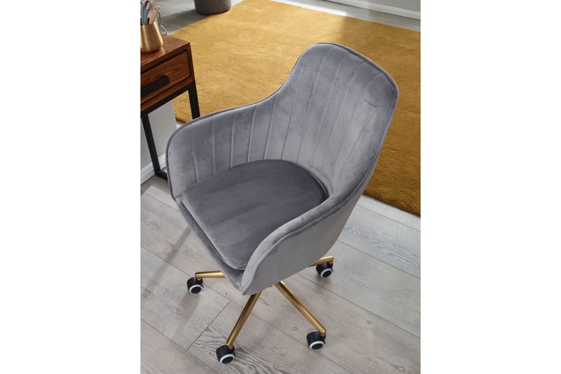 Hubdam Kontorsstol - Grå/Silver - Möbler - Hemmakontor - Kontorsstol