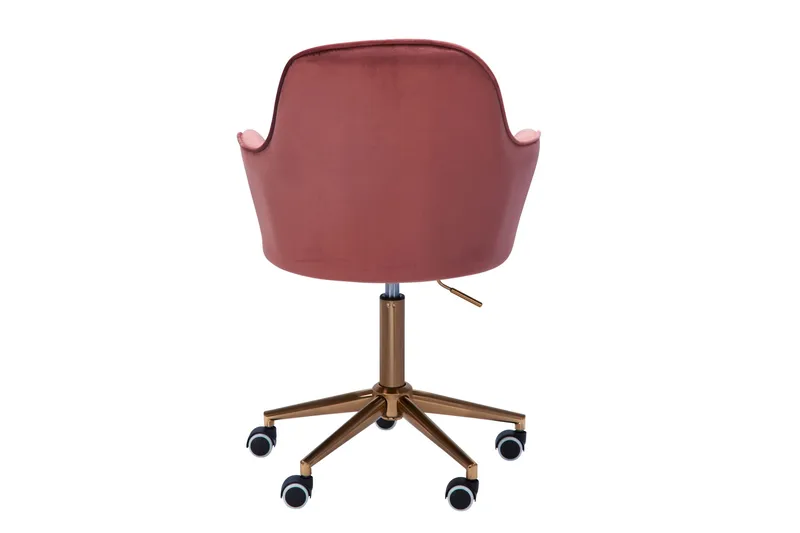 Hubdam Kontorsstol - Rosa/Guld - Möbler - Hemmakontor - Kontorsstol