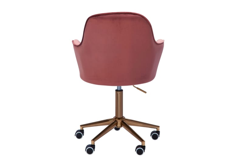Hubdam Kontorsstol - Rosa/Guld - Möbler - Hemmakontor - Kontorsstol