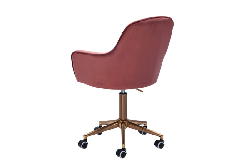 Hubdam Kontorsstol - Rosa/Guld - Möbler - Hemmakontor - Kontorsstol