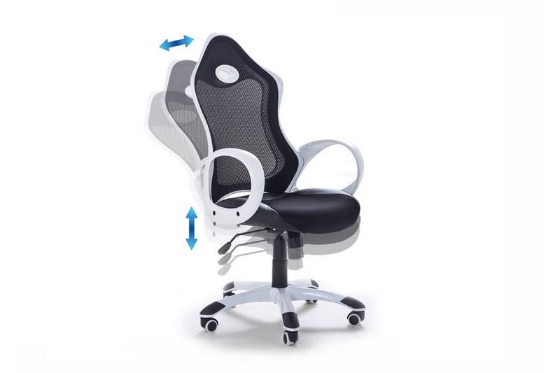 Ichair Kontorsstol - Svart/Vit - Möbler - Hemmakontor - Kontorsstol