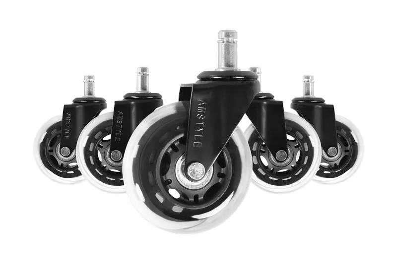 Izic Hjul till Kontorsstol 5-pack - Transparent - Möbler - Hemmakontor - Kontorsstol