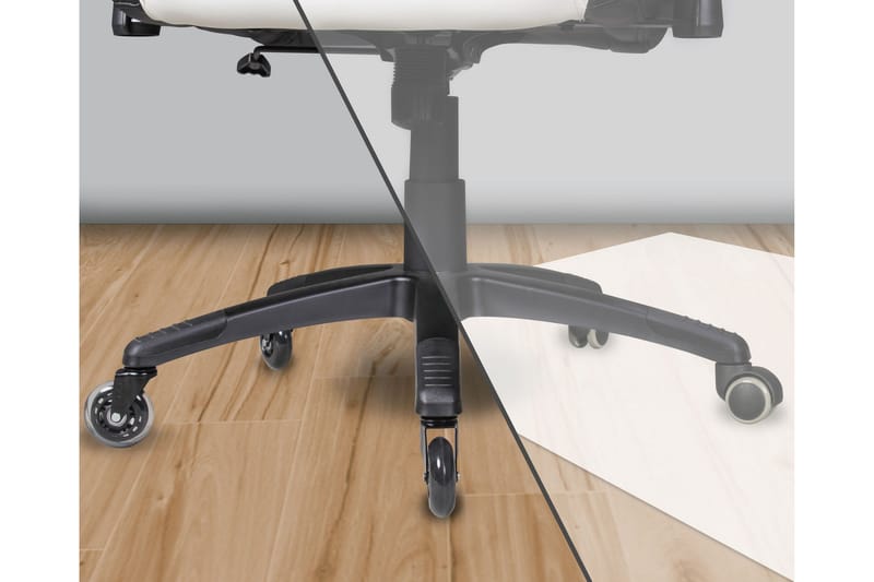 Izic Hjul till Kontorsstol 5-pack - Transparent - Möbler - Hemmakontor - Kontorsstol