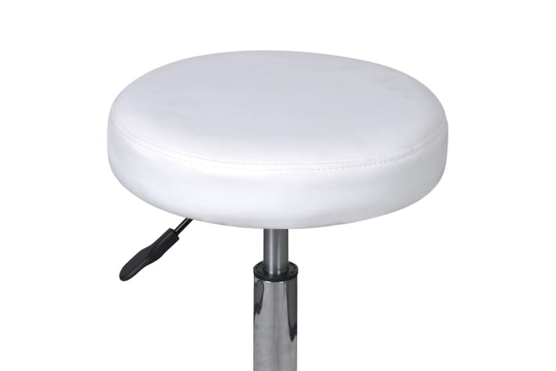 Kontorspallar 2 st vit 35,5x98 cm konstläder - Vit - Möbler - Hemmakontor - Kontorsstol
